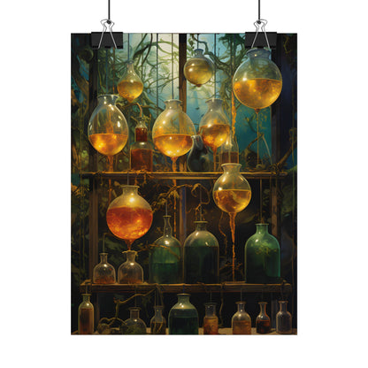 Vigors and Plasmids: Mysterious Lab Equipment Artwork - Poster