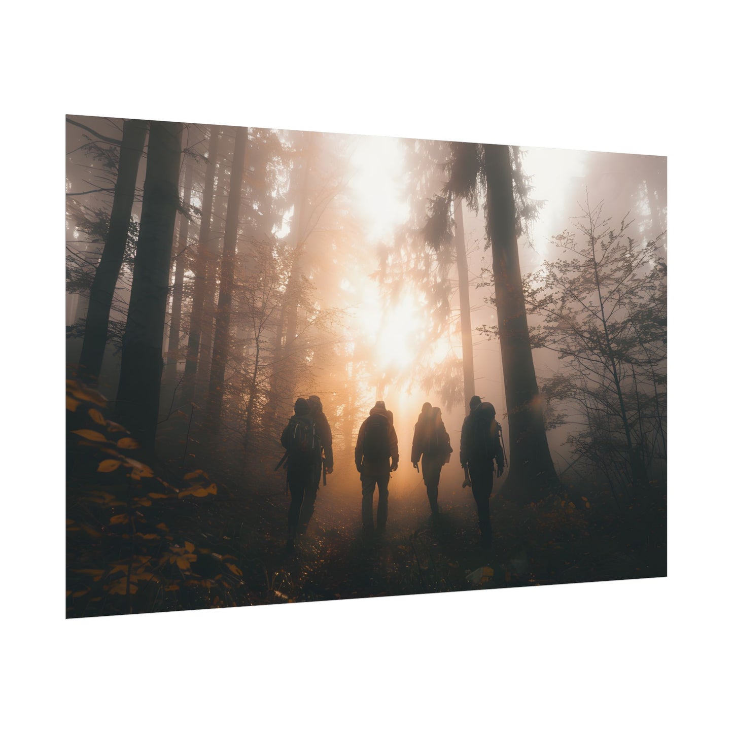 Adventure Through The Mysterious Forest: Group Expedition - Poster