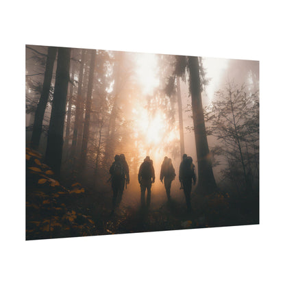 Adventure Through The Mysterious Forest: Group Expedition - Poster