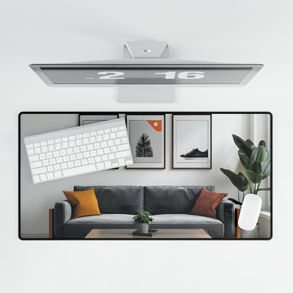 Minimalist Modern Living Room: Simple Furniture Art - Desk Mat