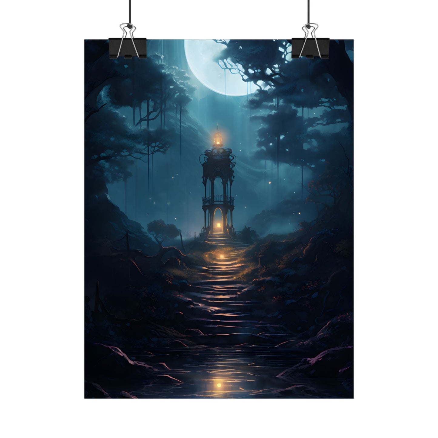 Close-Up Metallic Product: Smooth Cylindrical Device - Poster