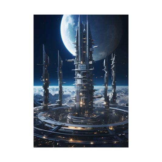 Aetherial Space Station: Isolated Horizon - Poster