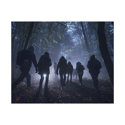 Mysterious Forest Adventure: Exploring with Courage - Poster