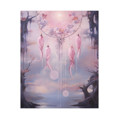 Ethereal Dreamcatcher Realm: Surreal Dreamscape Art - Poster