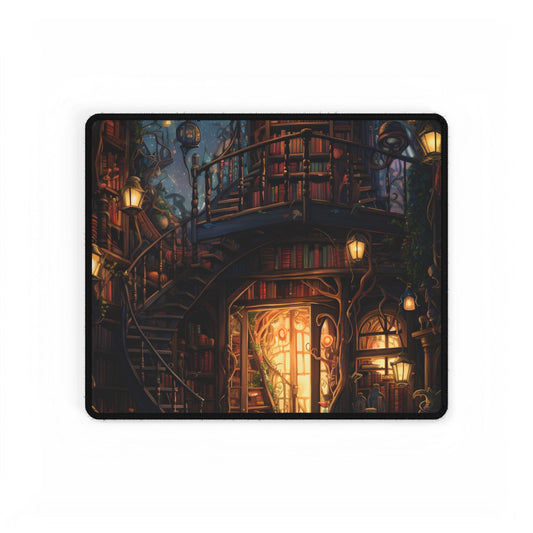 Magical Bookshop Hideaway: Enchanted Forest Store - Desk Mat
