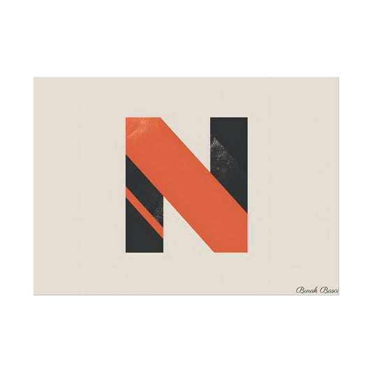 Modern Minimalist Poster: Bold Typography in Batch 1 - Poster