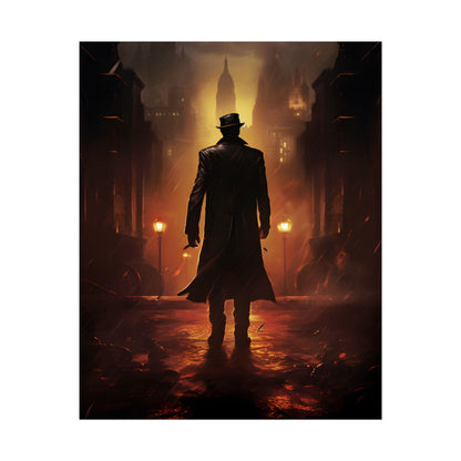 Urban Fantasy Detective: Mystery Graphic Novel Artwork - Poster