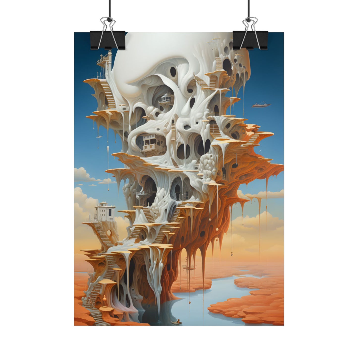 Surreal Dream World: Psychedelic Dreamscape Art - Poster
