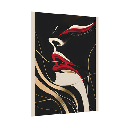 Elegant Art Nouveau Peacock: Timeless Vintage Beauty - Poster