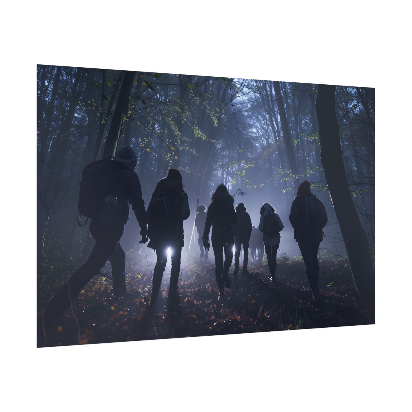 Mysterious Forest Adventure: Exploring with Courage - Poster