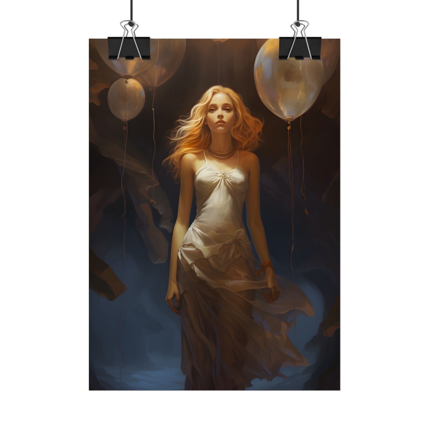 Candid Moment: Person in Nature, Lost in Thought - Poster