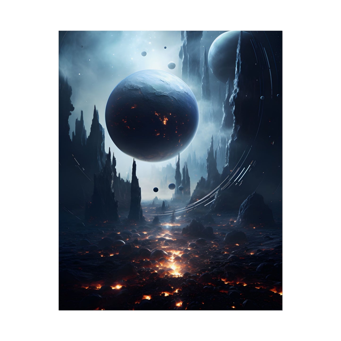 Stellar Encounter: Black Hole Cosmic Mystery - Poster