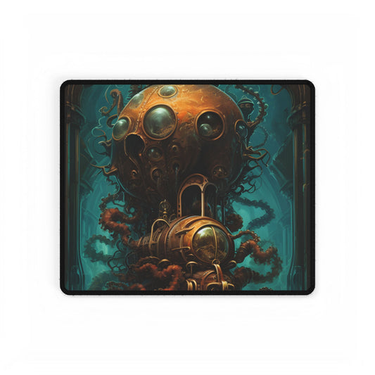 Underwater Steampunk Odyssey: A Captain Nemos Adventure - Desk Mat
