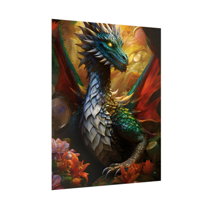 Epic Fantasy Dragon: Ancient Guardian of Wonder - Poster