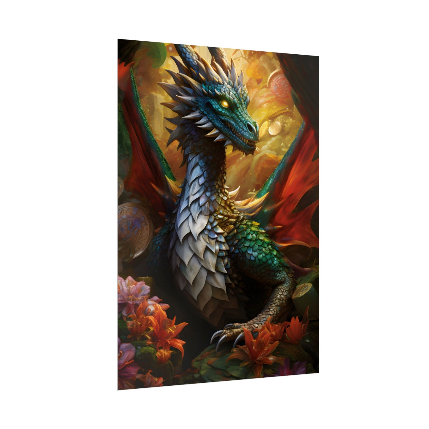 Epic Fantasy Dragon: Ancient Guardian of Wonder - Poster