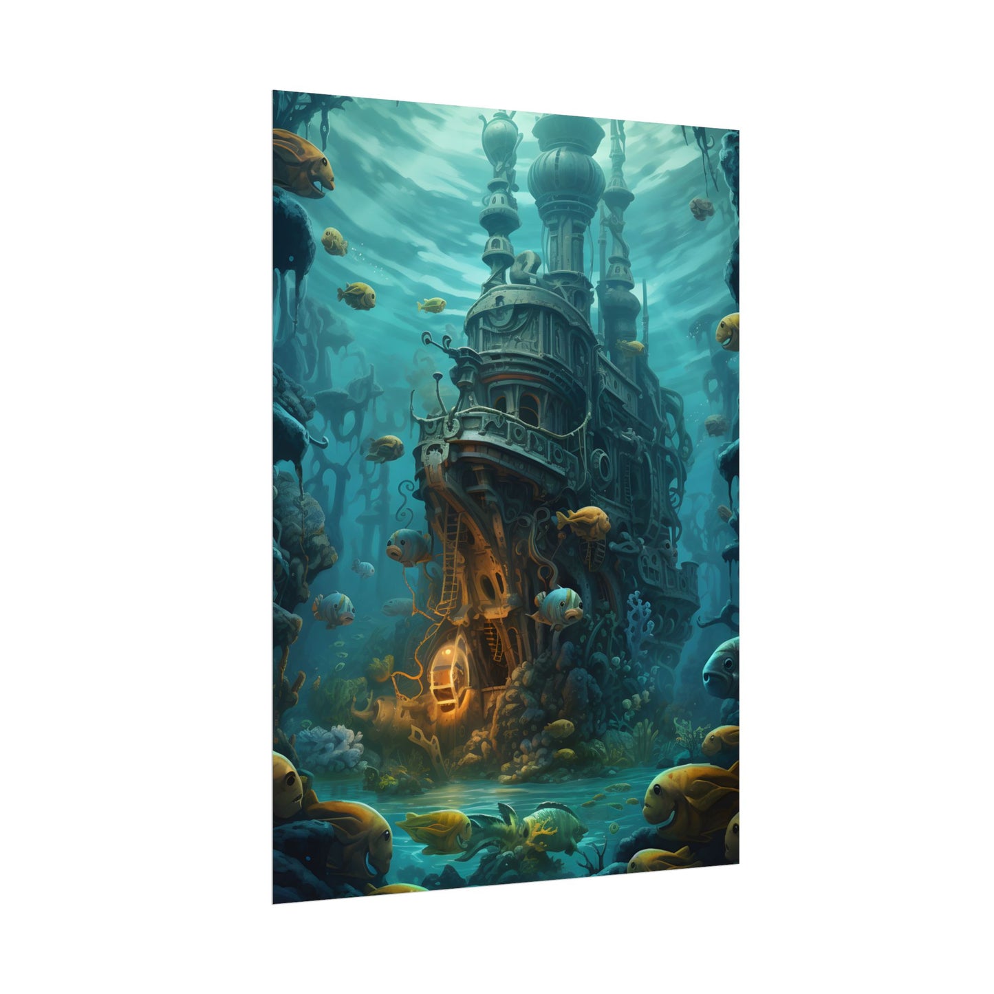 Steampunk Underwater Adventure: Captain Nemos Quest - Poster