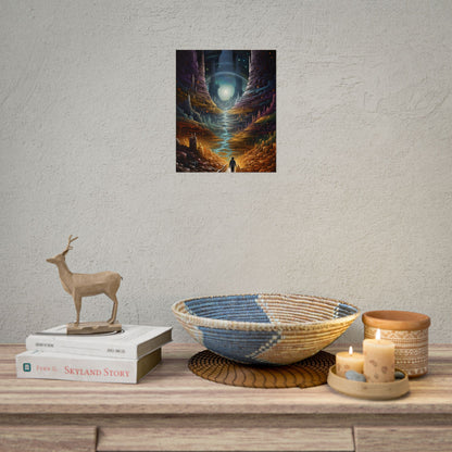Space Explorer Journey: Astronaut in Cosmic Adventure - Poster