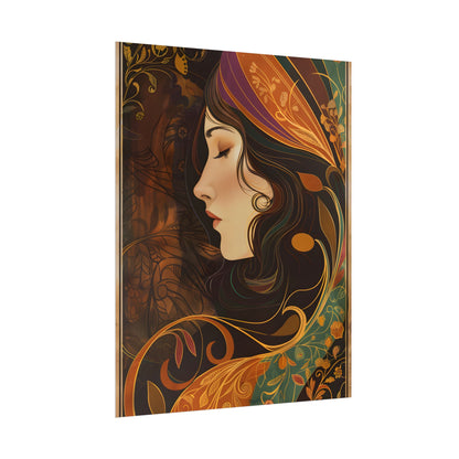 Vintage Art Nouveau Poster: Elegant Design - Poster
