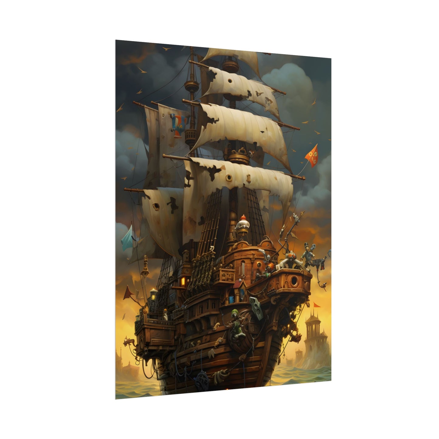 Swashbuckling Time Travelers: Maritime Adventure - Poster