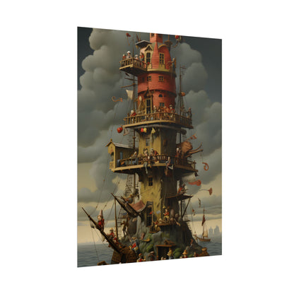 Swashbuckling Time Travelers: A Crew of Pirate Adventurers - Poster