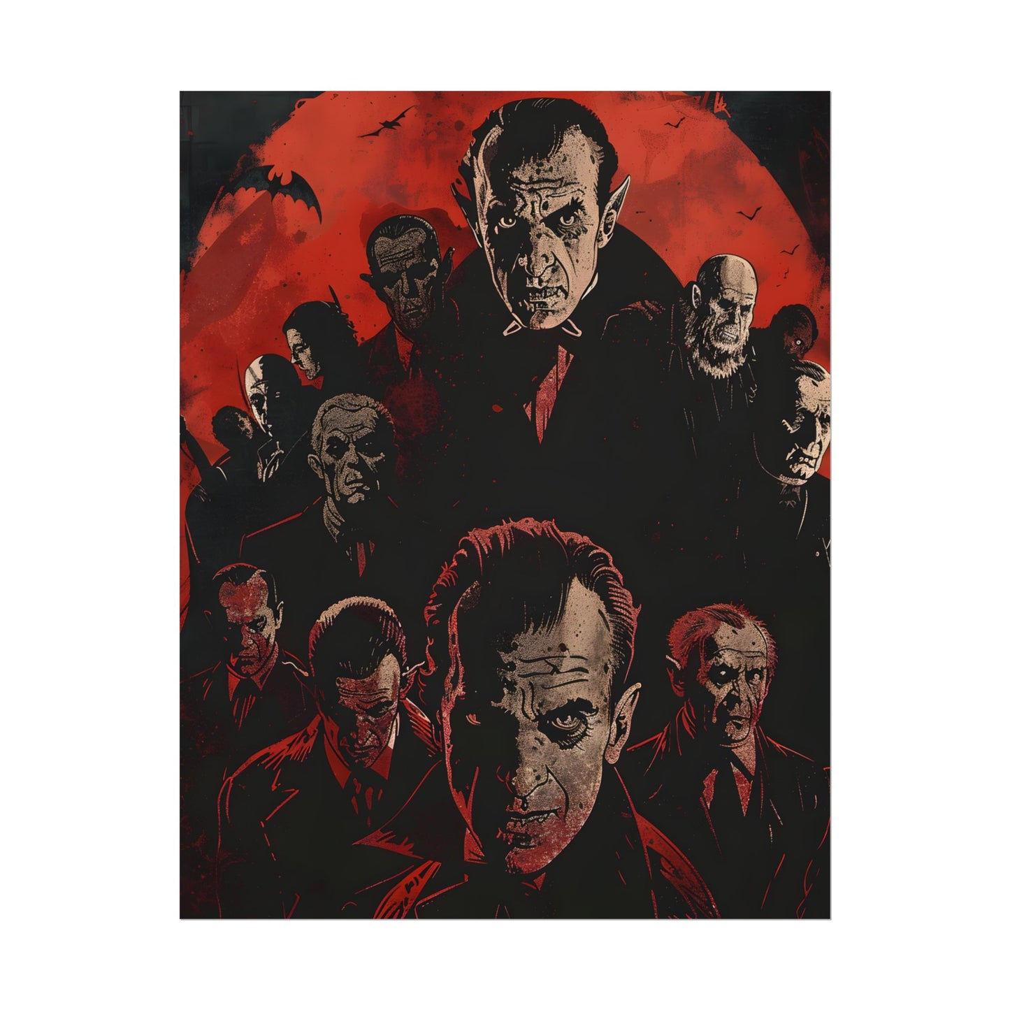 Mischievous Vampires: A Charismatic Leader's Nightly Revelry - Poster
