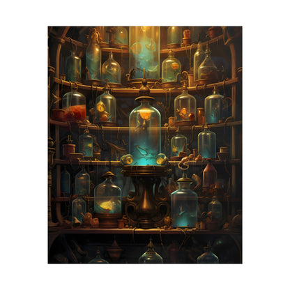 Lab Curiosities: Mysterious Research Space Artwork - Poster