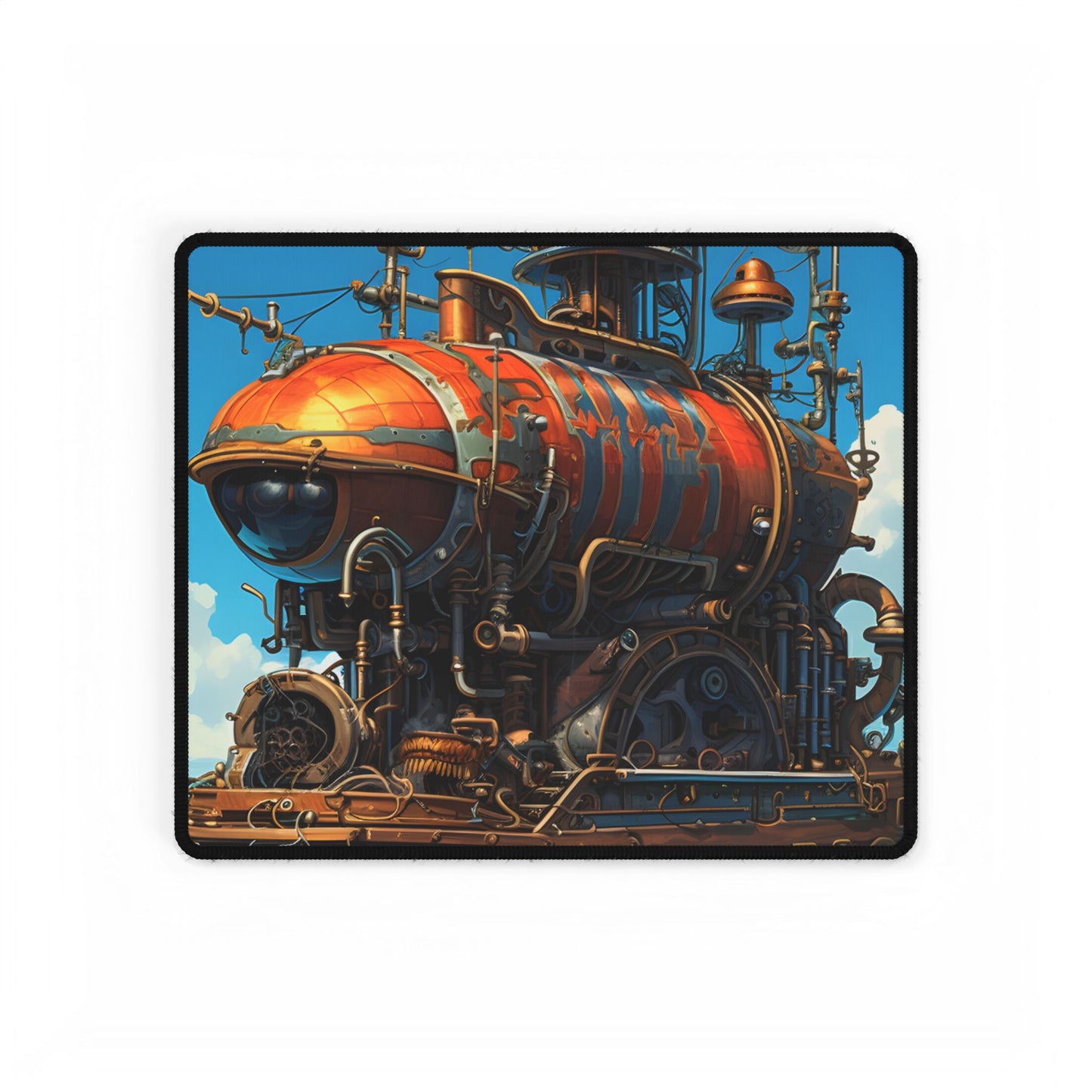 Steampunk Oceanic Adventure: Embarking on a Journey - Desk Mat