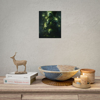 Mystical Morning Guardians: Ancient Forest Spirits - Poster