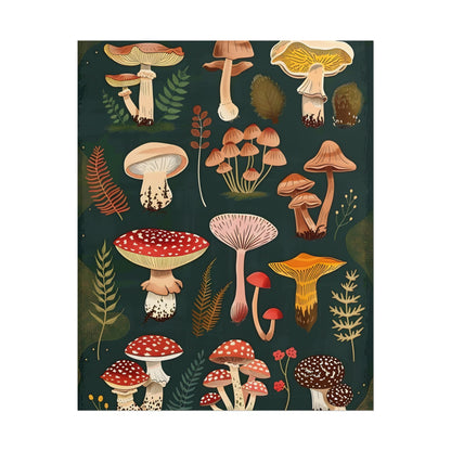 Vibrant Mushroom Poster: 2024 Batch - Poster
