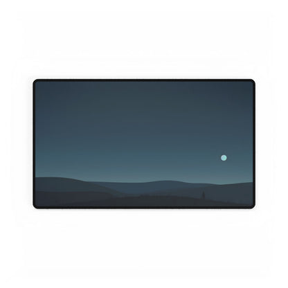 Minimalist Night Sky: Ethereal Stars Artwork - Desk Mat