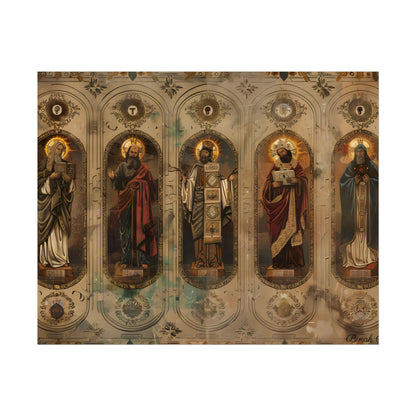 Vintage Biblical Art: Traditional Wisdom Poster - Poster