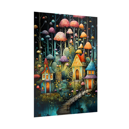 Enchanted Forest Fairies: A Classic Whimsical Artwork - Poster