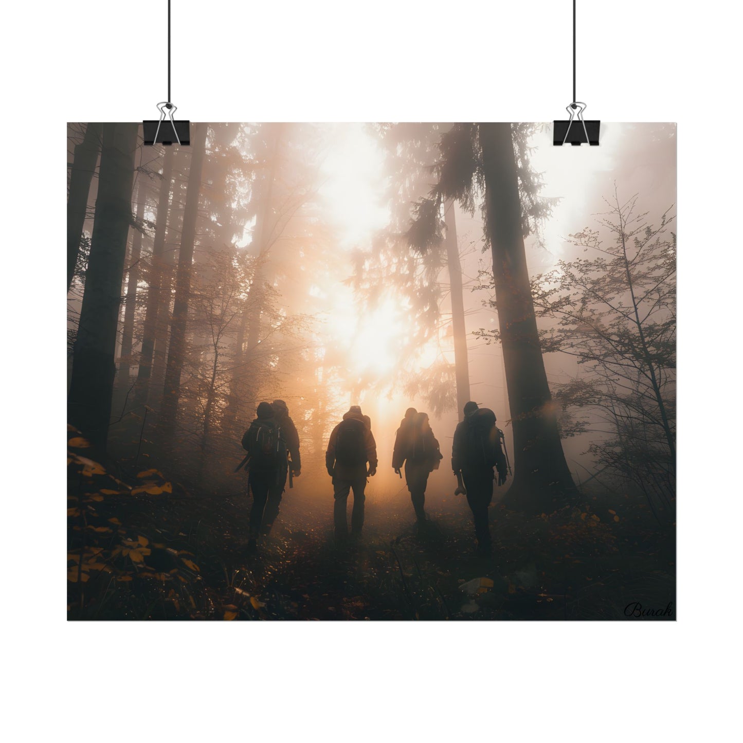 Adventure Through The Mysterious Forest: Group Expedition - Poster