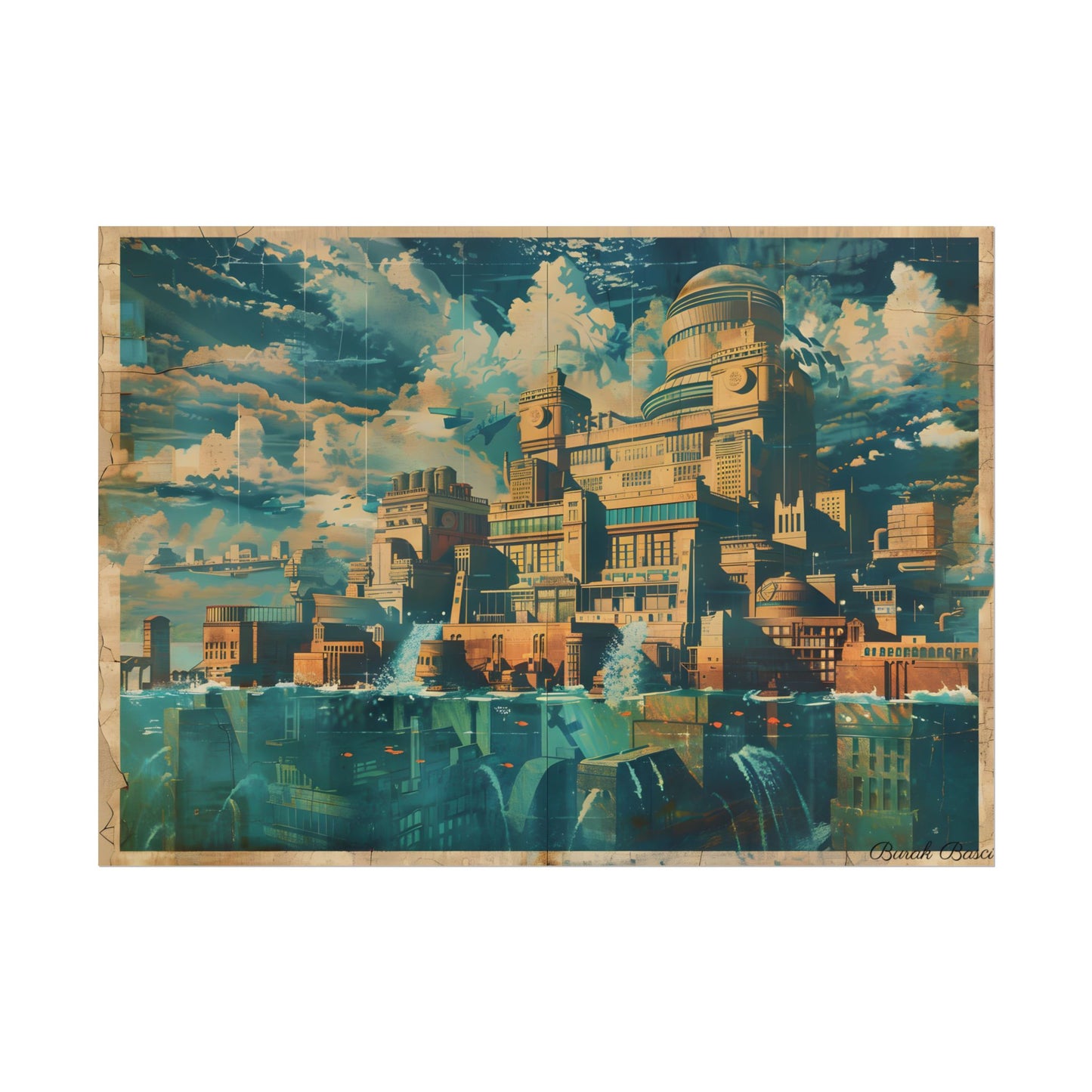 Vintage Travel Poster: Explore The Underwater Destination - Poster