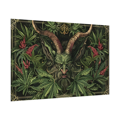 Victorian Devil: Dark Ominous Illustration - Poster