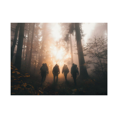 Adventure Through The Mysterious Forest: Group Expedition - Poster