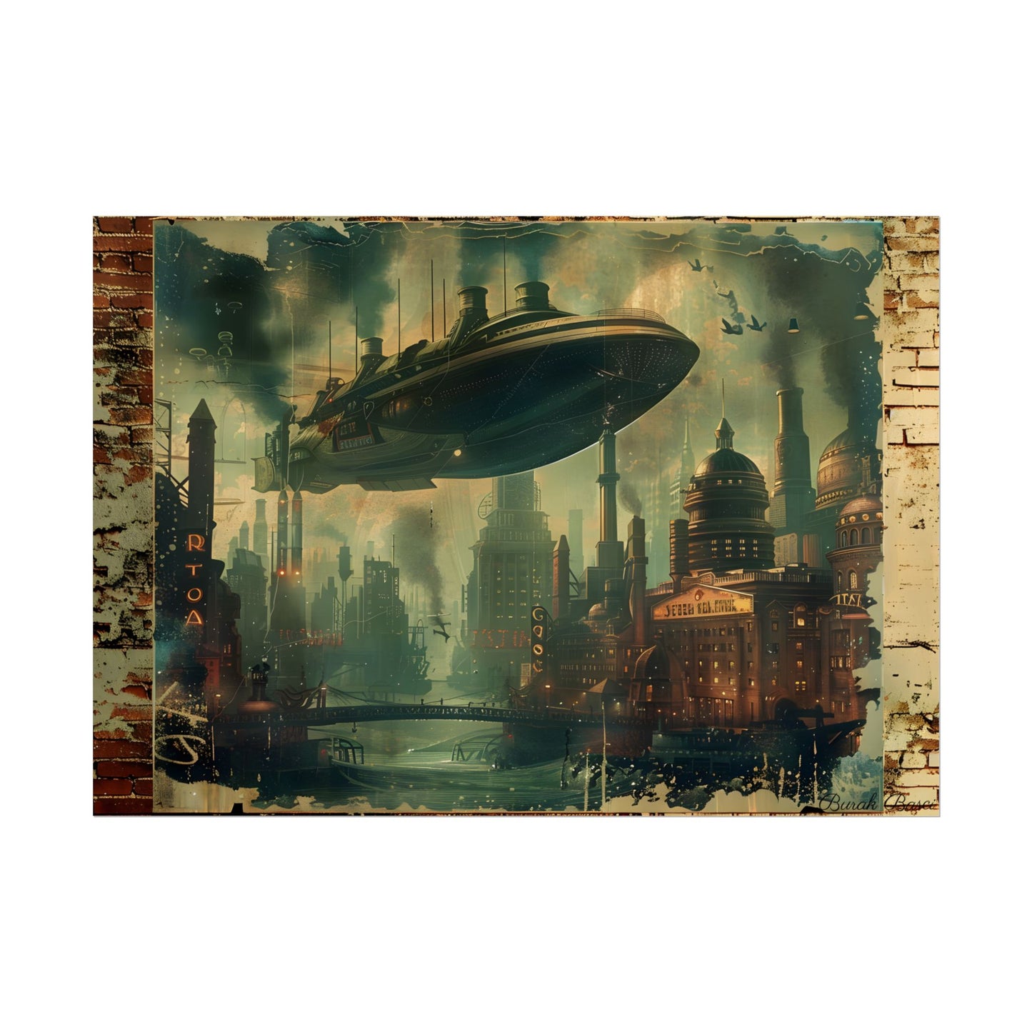 Vintage Underwater Travel Poster: Retro Ocean Adventure - Poster
