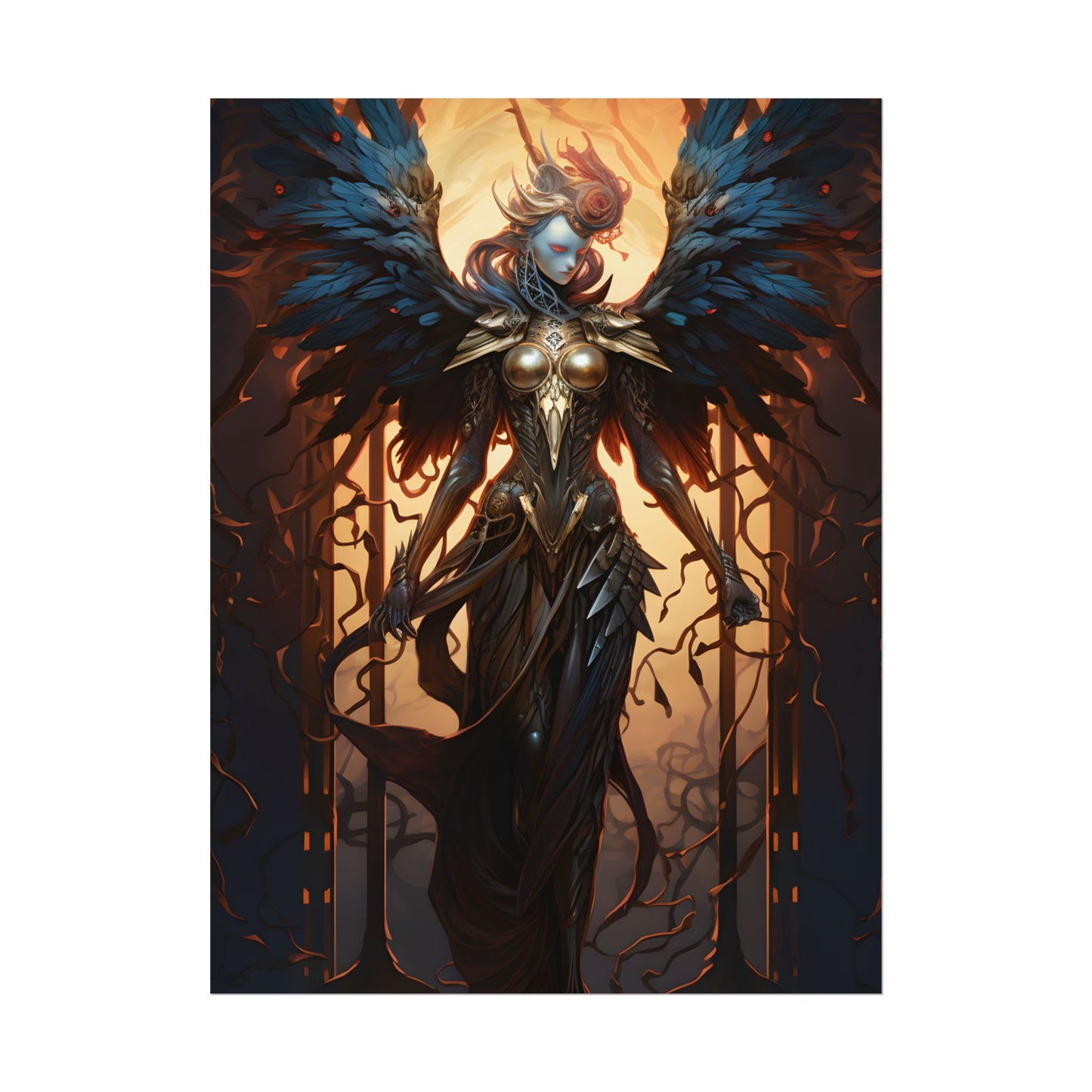 The Dark Guardian: Mysterious Protector of the Rocky Surface - Poster