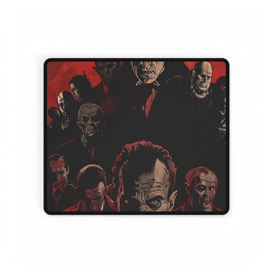 Mischievous Vampires: A Charismatic Leader's Nightly Revelry - Desk Mat
