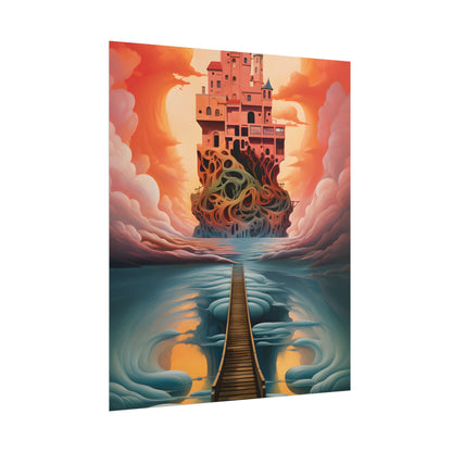 Surreal Dreamscape: Psychedelic Artwork - Poster