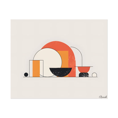 Minimalist Digital Product Design: Bold Block Artwork - Poster