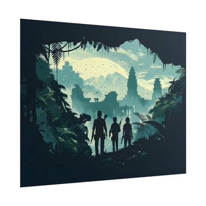 Adventurous Pair: Heroes by Side - Poster