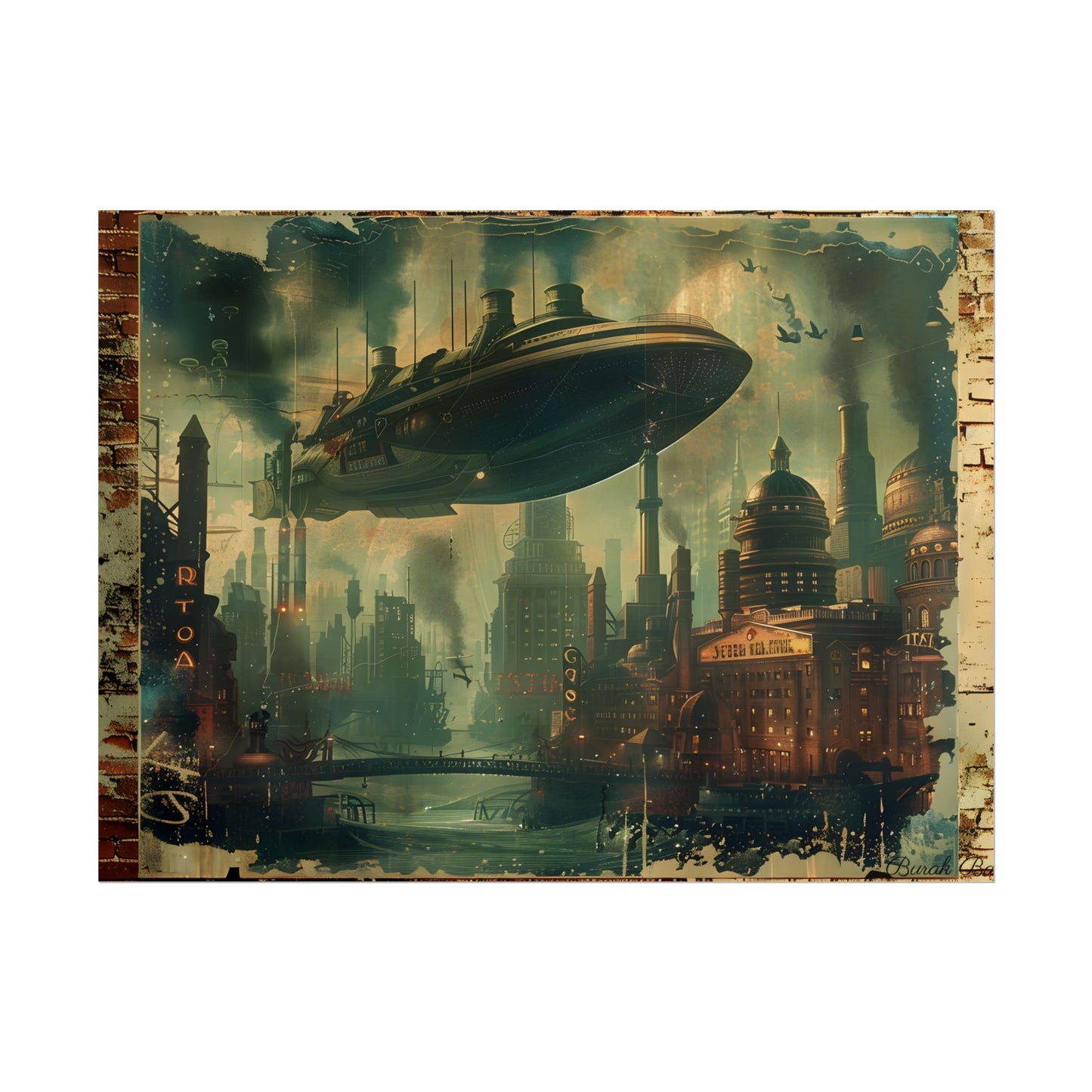 Vintage Underwater Travel Poster: Retro Ocean Adventure - Poster