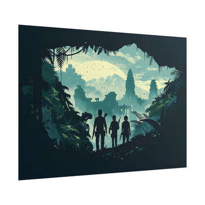 Adventurous Pair: Heroes by Side - Poster