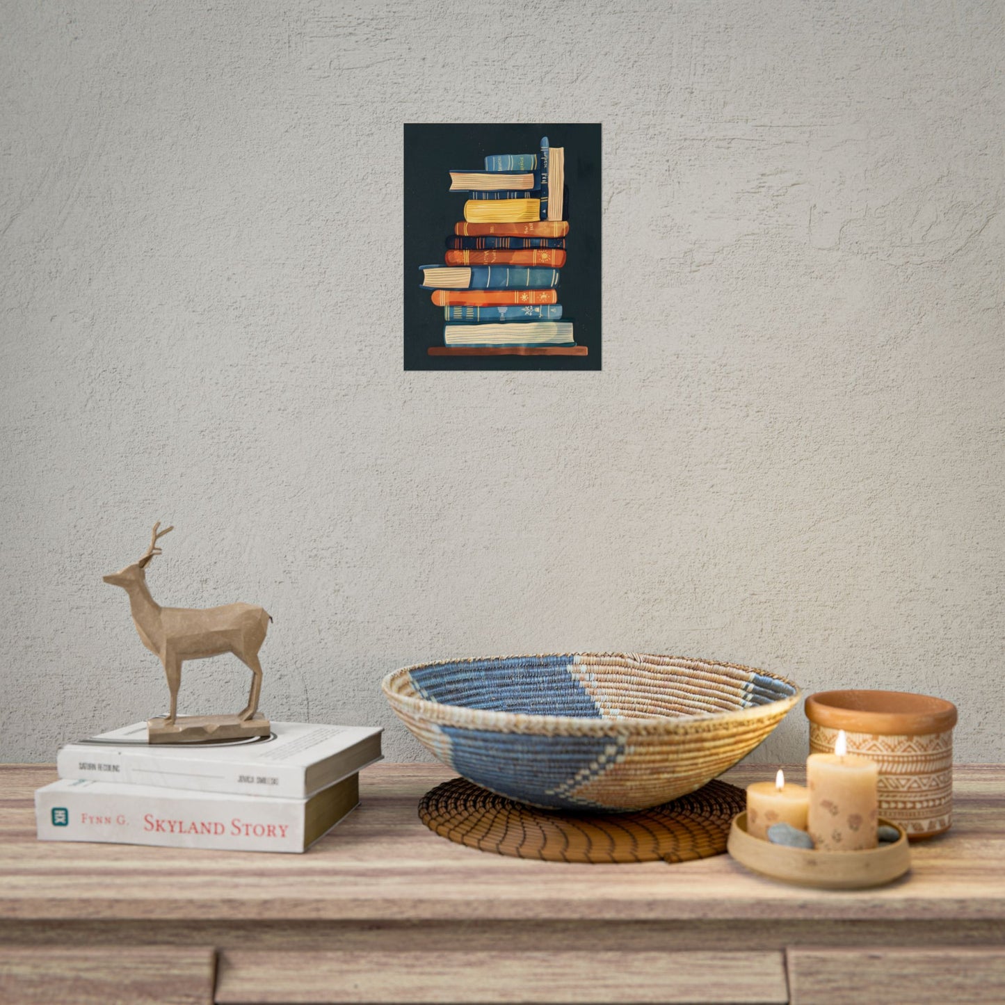 Custom Book Art: Literary Illustration - Poster