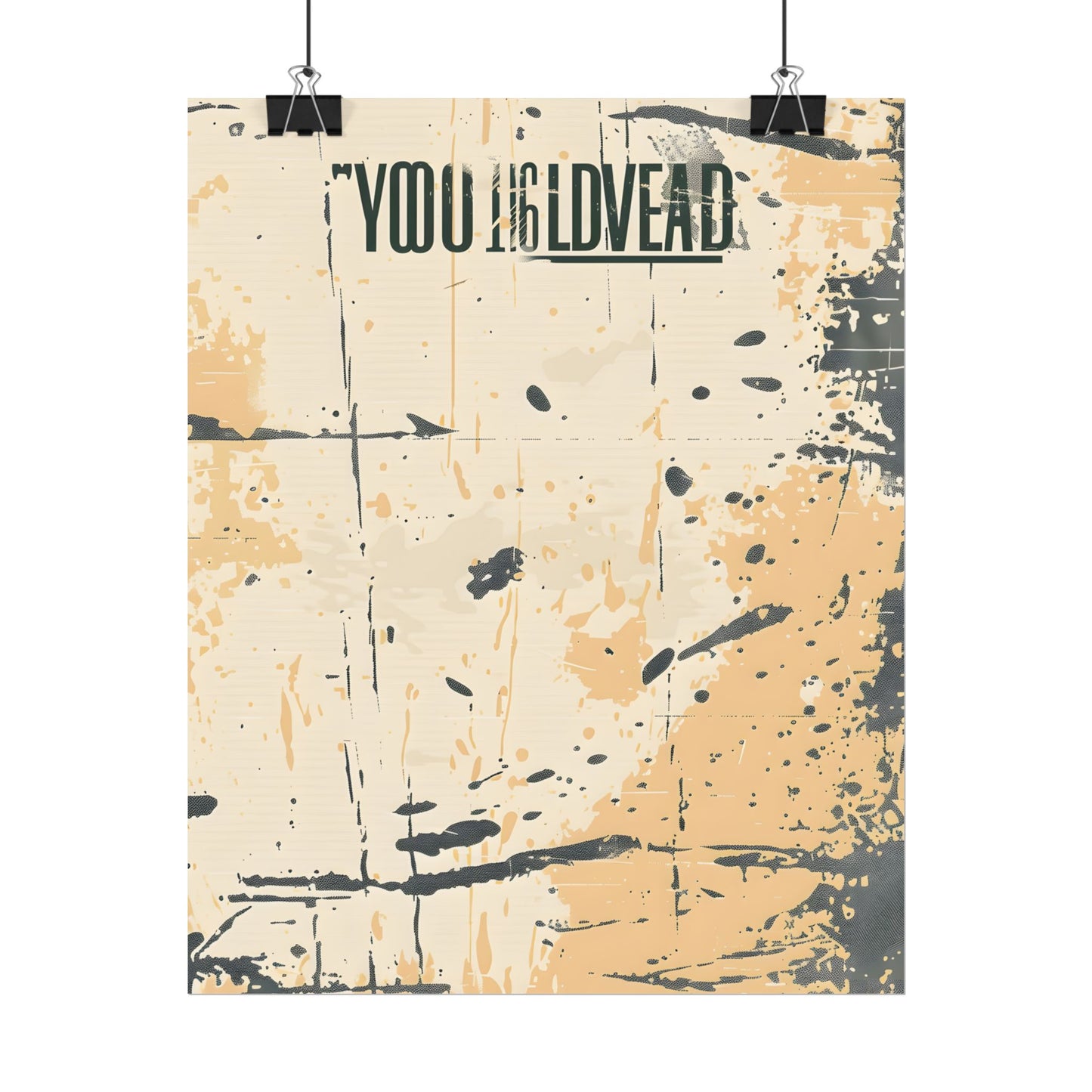 Vintage Distressed Batch 1: A Nostalgic Poster Artwork - Poster