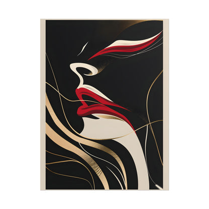 Elegant Art Nouveau Peacock: Timeless Vintage Beauty - Poster