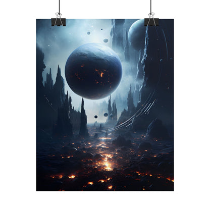Stellar Encounter: Black Hole Cosmic Mystery - Poster