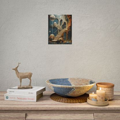 Person in Urban Oasis: Outdoors Artwork - Poster