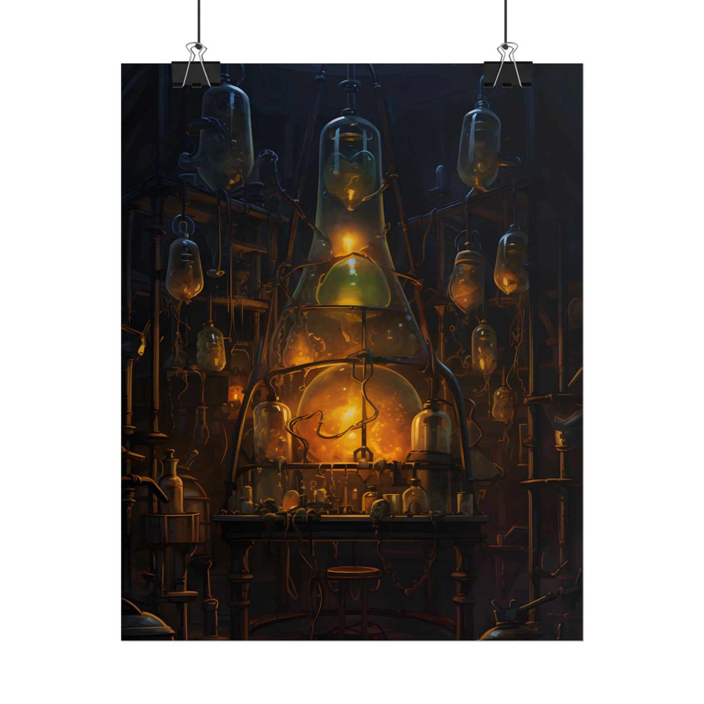Mysterious Lab: Scientific Secrets in Darkness - Poster